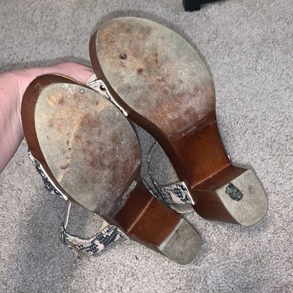 Steve Madden Faux Snakeskin Luna Platform Sandal Sz 9 - Picture 8 of 9